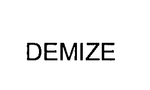 Trademark Logo DEMIZE