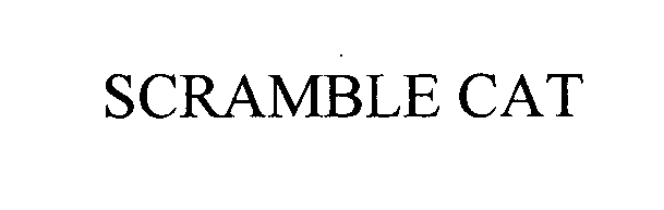Trademark Logo SCRAMBLE CAT