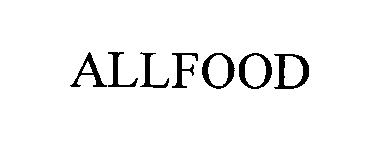 Trademark Logo ALLFOOD