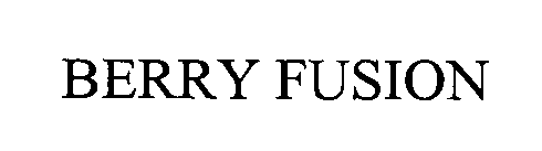Trademark Logo BERRY FUSION