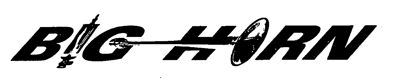 Trademark Logo BIG HORN