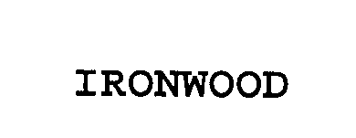 Trademark Logo IRONWOOD