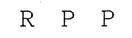 Trademark Logo R P P