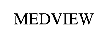 Trademark Logo MEDVIEW