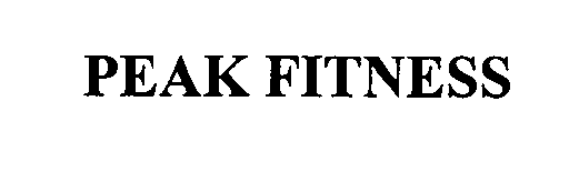 Trademark Logo PEAK FITNESS