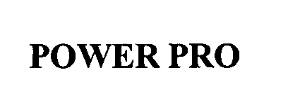 Trademark Logo POWER PRO