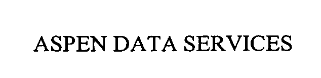 Trademark Logo ASPEN DATA SERVICES