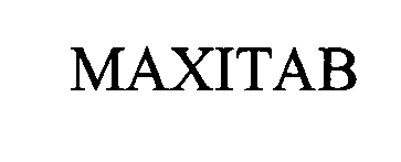 Trademark Logo MAXITAB