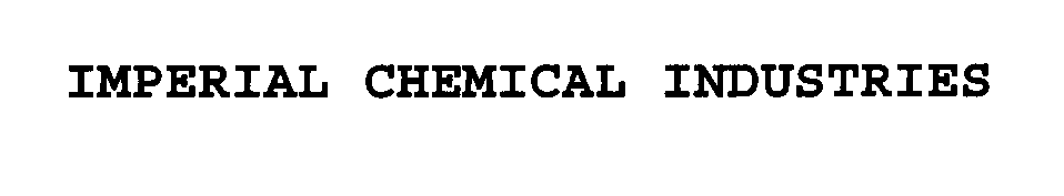  IMPERIAL CHEMICAL INDUSTRIES