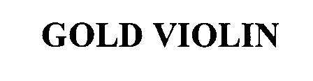 Trademark Logo GOLD VIOLIN