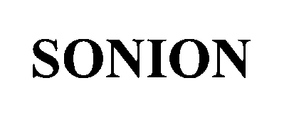 Trademark Logo SONION