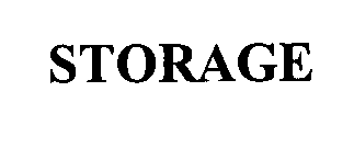 Trademark Logo STORAGE