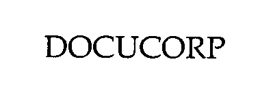 Trademark Logo DOCUCORP