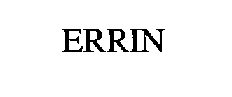 Trademark Logo ERRIN