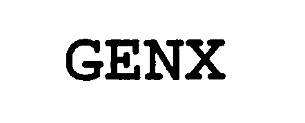 Trademark Logo GENX