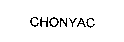 Trademark Logo CHONYAC