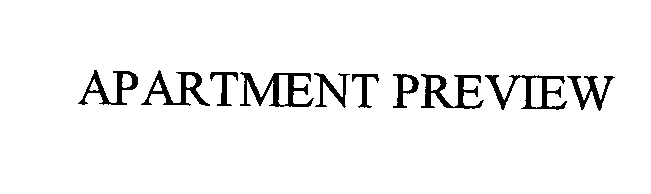 Trademark Logo APARTMENT PREVIEW