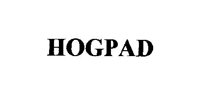 Trademark Logo HOGPAD