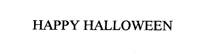 Trademark Logo HAPPY HALLOWEEN