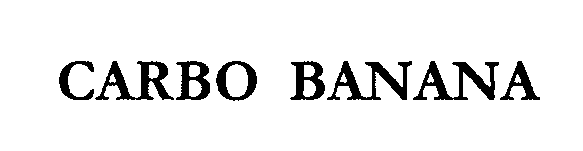 Trademark Logo CARBO BANANA