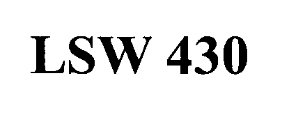  LSW 430