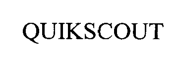 Trademark Logo QUIKSCOUT