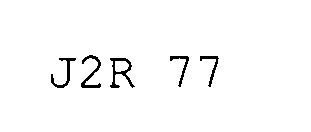 Trademark Logo J2R 77