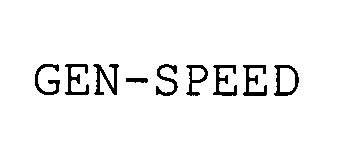 Trademark Logo GENSPEED