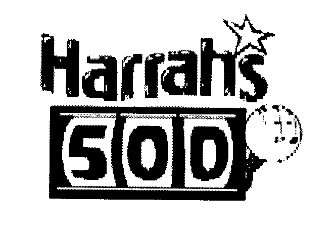 Trademark Logo HARRAHS 500