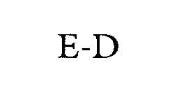 Trademark Logo E-D