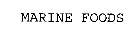 Trademark Logo MARINE FOODS