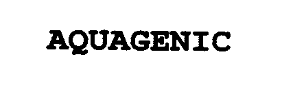 Trademark Logo AQUAGENIC