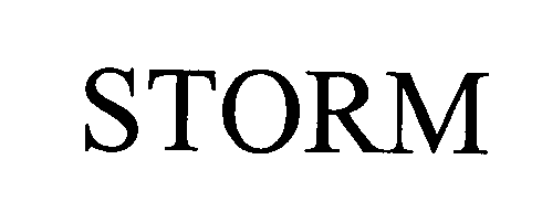 Trademark Logo STORM