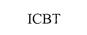 Trademark Logo ICBT