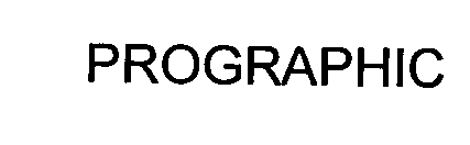 Trademark Logo PROGRAPHIC