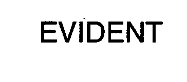 Trademark Logo EVIDENT