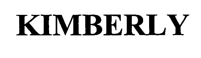 Trademark Logo KIMBERLY