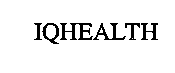 Trademark Logo IQHEALTH