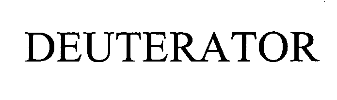 Trademark Logo DEUTERATOR