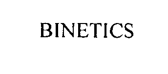 Trademark Logo BINETICS