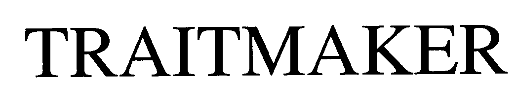 Trademark Logo TRAITMAKER