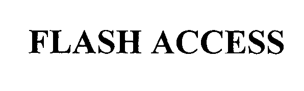 Trademark Logo FLASH ACCESS