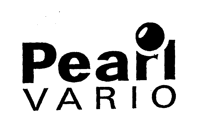 Trademark Logo PEARL VARIO