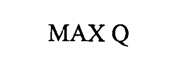 Trademark Logo MAX Q
