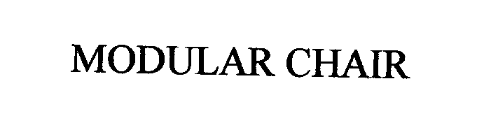 Trademark Logo MODULAR CHAIR