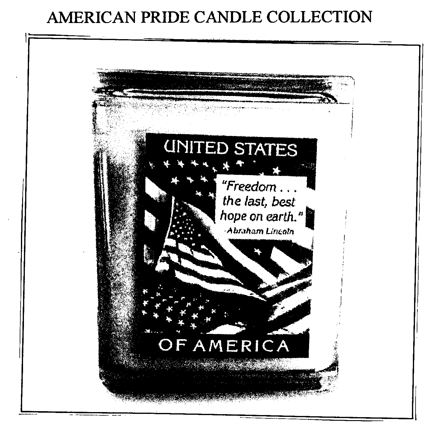 Trademark Logo AMERICAN PRIDE CANDLE COLLECTION