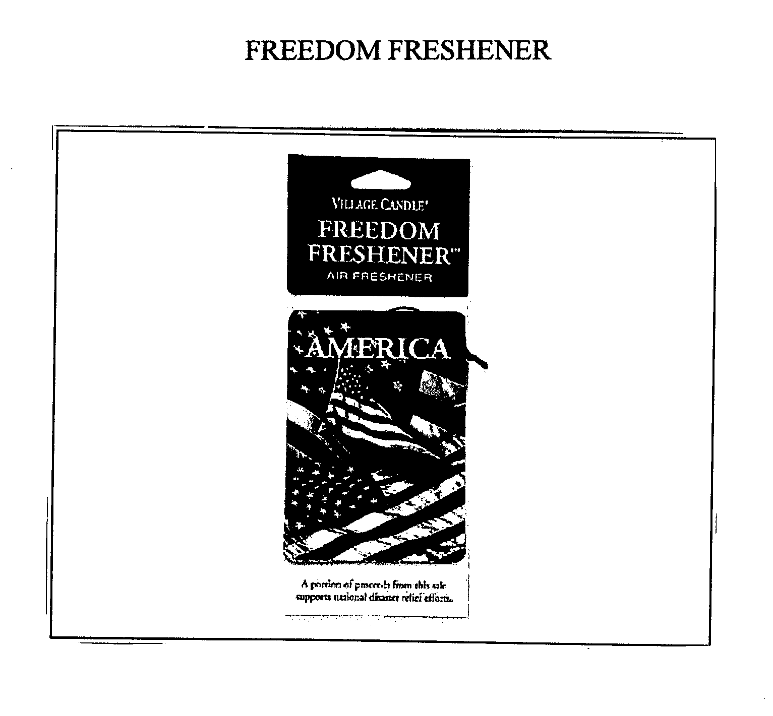 Trademark Logo FREEDOM FRESHENER