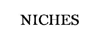 Trademark Logo NICHES