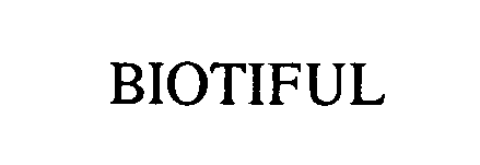 Trademark Logo BIOTIFUL