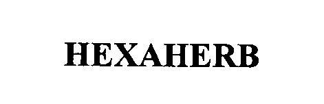 Trademark Logo HEXAHERB